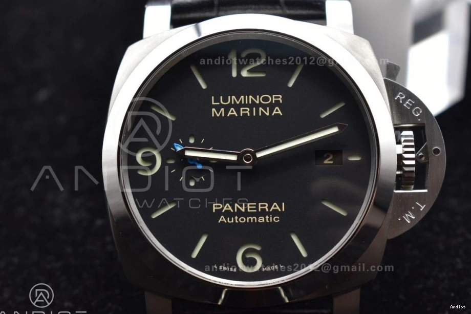  P.9010 Dial Black on PAM1312 1:1 Leather Black VSF Strap Edition Best 0210